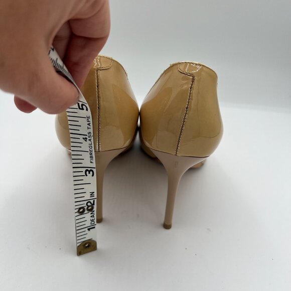 Jimmy Choo Black Patent Leather Heels Size 38.5 with Box - Picture 5 of 14